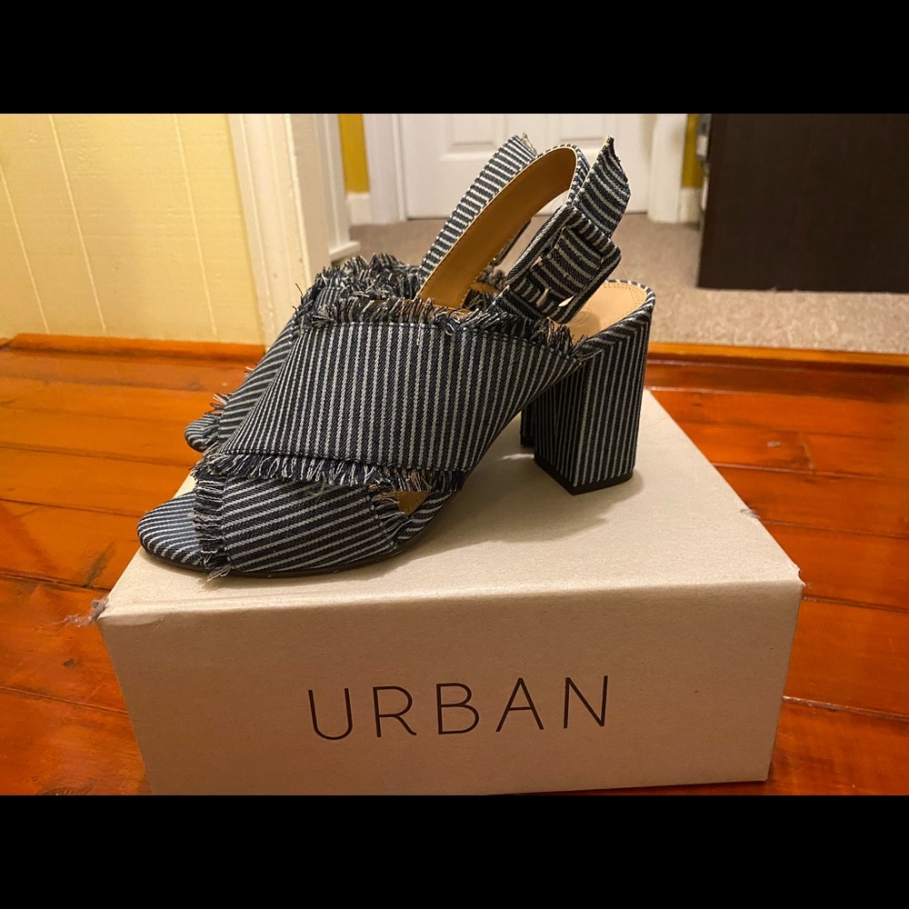 urban outfitters denim heels